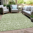 thumbnail image 6 of Addison Rugs Chantille Indoor/Outdoor Transitional Southwest Green Washable Rectangle Rug, 8' x 10', 6 of 6