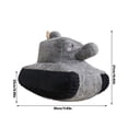 thumbnail image 3 of Gray Tank Stuffed Animal, Cartoon Military Vehicle Cushion Toy, Soft Plush Armored Car Pillow, Children's Bedroom Decor and Gift for Kids, 3 of 7