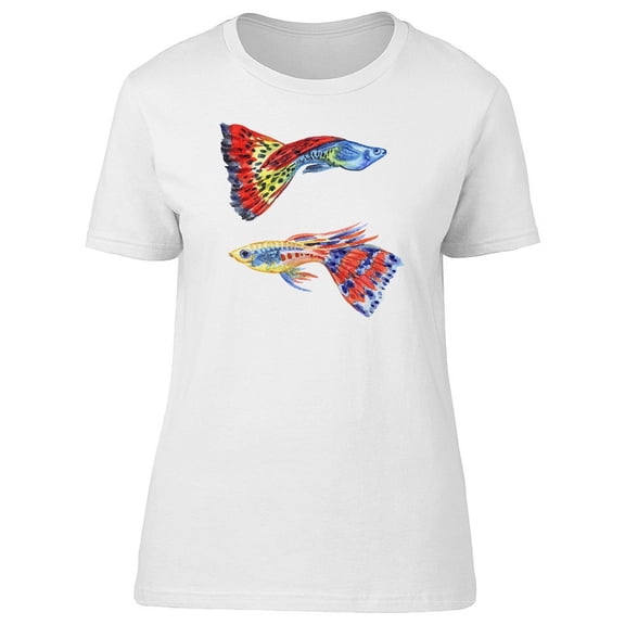 Aquarium Fish Guppies Tee Women's -Image by Shutterstock