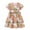 Pink, variant on HomeGardon Girls Dress,Dresses for Girl Toddler Baby Girls Summer Printing Short Sleeve Cotton Round Neck Dress,90-140