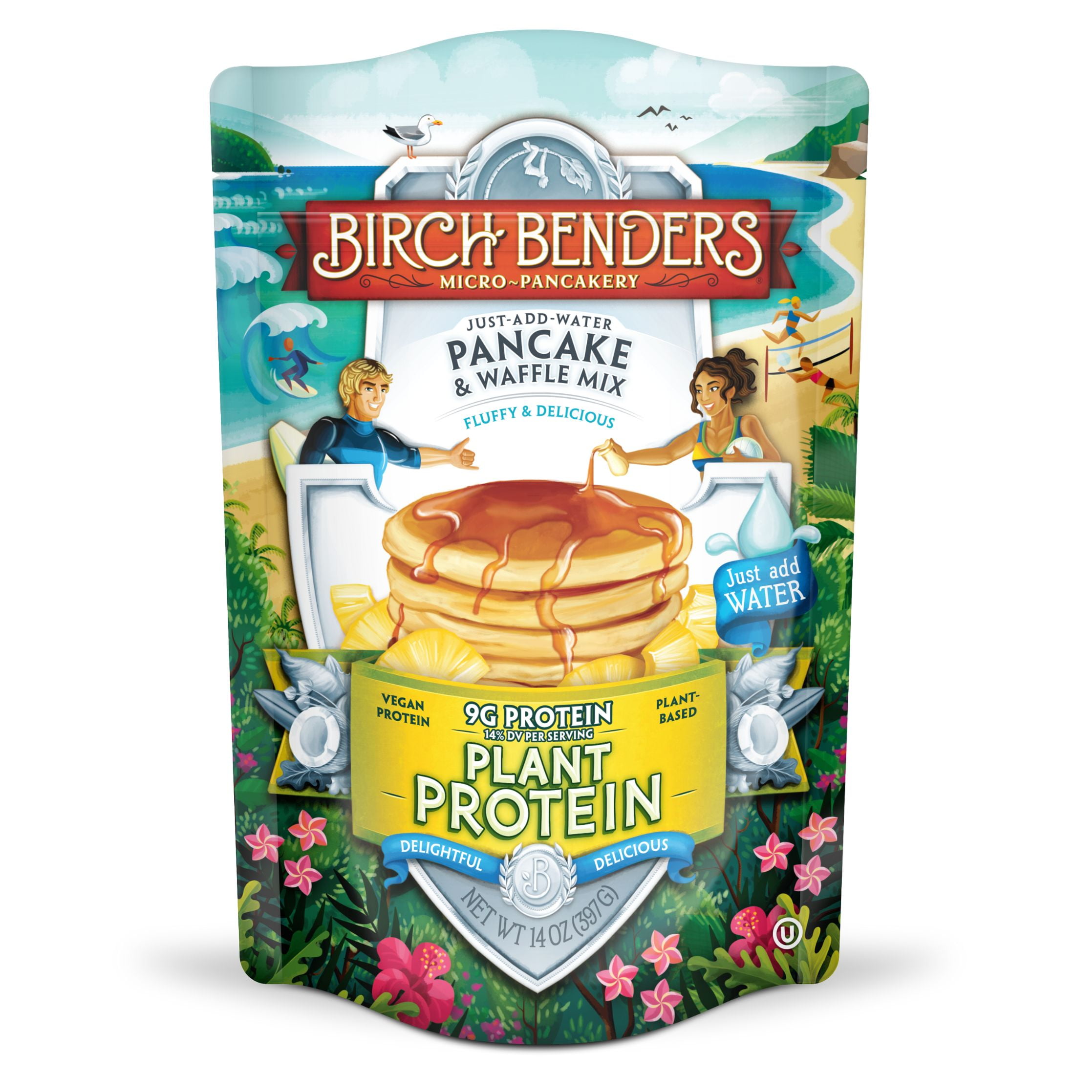 Birch Benders Plant Protein Pancake & Waffle Mixes, 16oz