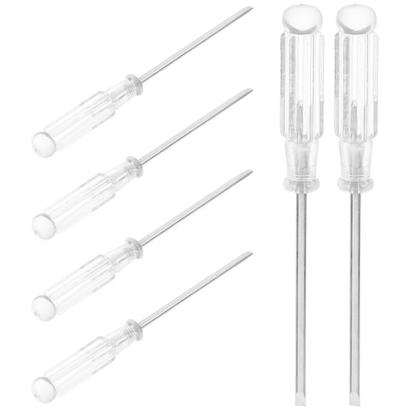 WHAMVOX 6pcs Screwdriver Set Small Screwdriver Kit Pocket Screwdriver Kit Repair Screwdriver Flathead Screwdriver Set Hand Tools Portable Screwdriver