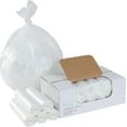 thumbnail image 3 of 33 Gallon Clear Trash Can Liners - 33" x 40" - High Density Garbage Bags - Case of 500 - Multipurpose for Office, Outdoor, Recycling, Industrial and Commercial, 3 of 7