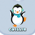 thumbnail image 4 of Inktastic Chillin Penguin Boys or Girls Baby Bib, 4 of 4