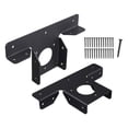 thumbnail image 4 of Soportes de pérgola Zulema 3 vías color negro 2 uds, 4 of 8