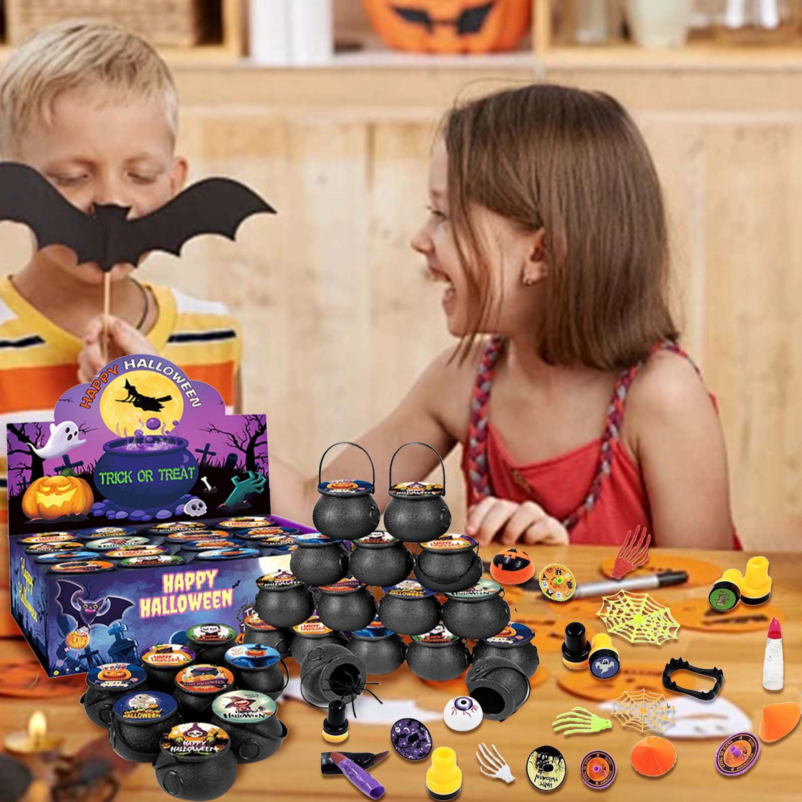 Halloween Prizes FUN LITTLE TOYS 144PCS Halloween Party Favors 24 Pack ...