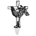 thumbnail image 3 of JJKBVCLO Garden Silhouette Kneeling Soldier Decoration Easy To Install Wrought Garden Decoration Does Not Fade Kneeling Soldier As A Housewarming Gift, 3 of 5