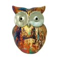 thumbnail image 1 of AMLESO 14cm Resin Colorful Owl Statue Sculpture Shelf Decoration for Cafe Versatile, 1 of 8