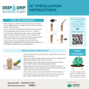 DEEP DRIP 14 Watering Stakes Value 6 Pack