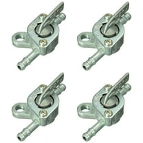 4Pcs 1/4 Inch Inline Oil Gas Fuel Tank Tap Filter Petcock Switch PIT PRO Quad Dirt Bike