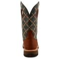thumbnail image 4 of TWISTED X Adult Male 12in Western Work Boots, Color: Mocha & Slate, Size: 10.5, Width: D, 4 of 5