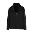 thumbnail image 6 of Men's Winter Jacket Solid Color Long Sleeved Stand Up Collar Zipper Pocket Casual Warm Jacket Black XS, 6 of 9