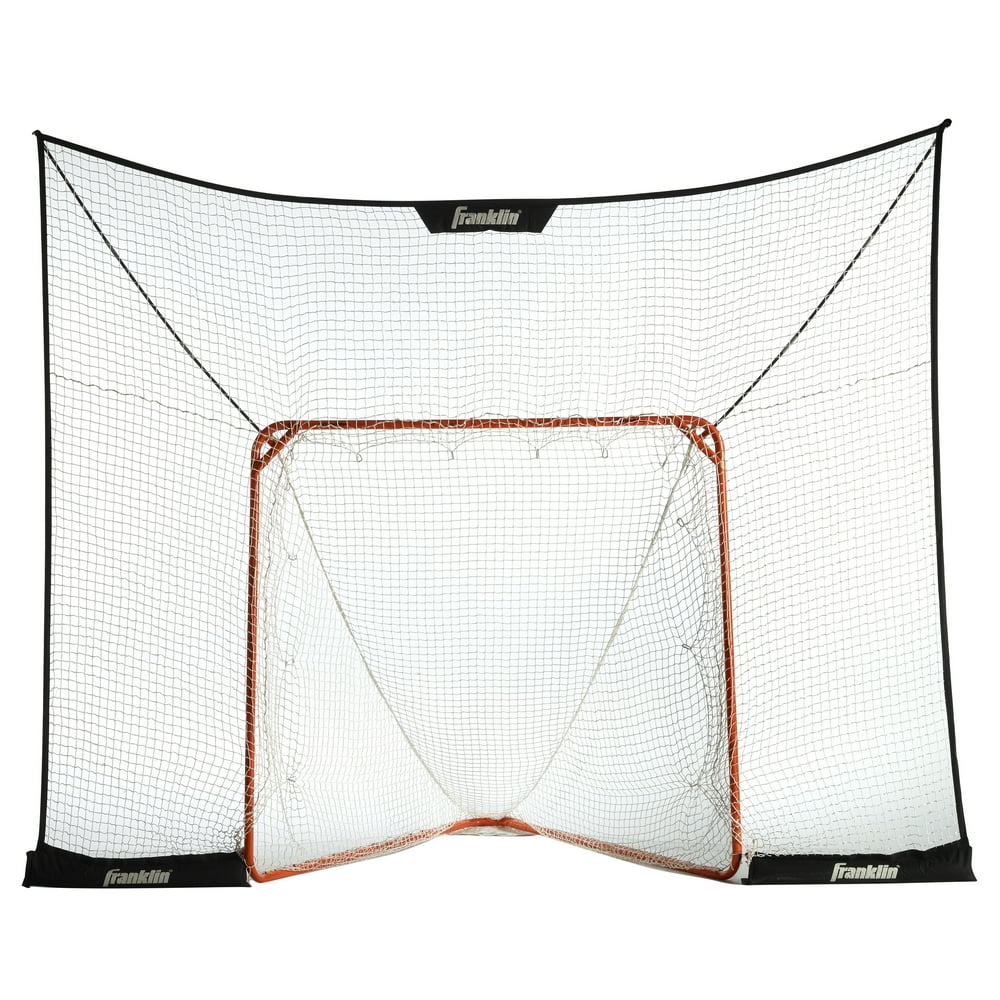 Franklin Sports Lacrosse Goal Backstop 12' x 9' Fiber Tech Walmart