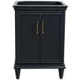 thumbnail image 3 of 24 in. Single Wooden Vanity  Dark Gray Finish Cabinet Only, 3 of 9