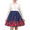 Blue Red Heart, variant on Sunny Fashion Girls Dress Valentines Love Heart Floral Lace Party Wedding Birthday 12 Years