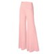 thumbnail image 1 of Pantalones de salón elásticos de pierna ancha para mujer, pantalones palazzo casuales y cómodos de cintura alta, 1 of 5