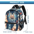 thumbnail image 2 of Pixel Dog Adjustable Shoulder Strap Backpack - Large Capacity, Printed Design, Lightweight - Business Backpack Men, Mini Backpack Toy, Mini Backpack, 2 of 6