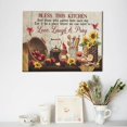 thumbnail image 4 of Kitchen Cardinal Wall Art Christian Sunflower Bible Verse Pictures Wall Decor Scripture Quotes Canvas Painting Print Artwork Modern Home Decor Framed for Living room Bedroom Bathroom 16"×12", 4 of 6
