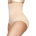 thumbnail image 5 of Tummy Control Shapewear Underwear for Women High Waisteded Body Shaper Panties Butt Lifter Slimming Briefs,Beige,M/L, 5 of 7