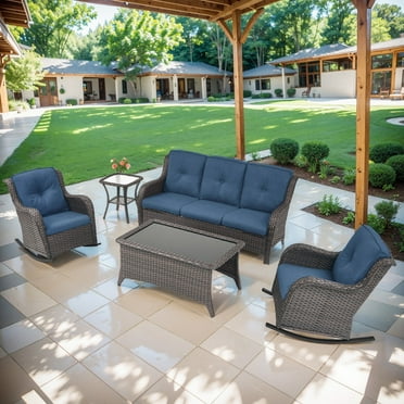 POCASSY 5 - Person Outdoor Seating Group with Cushions