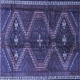 thumbnail image 1 of Ahgly Company Indoor Square Persian Blue Traditional Area Rugs, 6' Square, 1 of 4