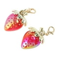 thumbnail image 4 of Unique Bargains 1 Pair Shoelace Charms Sparkly Plated Strawberry Decorative Shoe Clips Red, 4 of 5