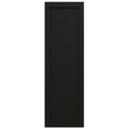 thumbnail image 5 of 12"W x 33"H True Fit PVC Single Panel Herringbone Modern Style Fixed Mount Shutters, Black (Per Pair - Hardware Not Included), 5 of 8