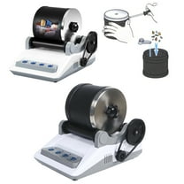 Stone Drum Rock Tumbler Kit Complete Machine with Jewelry Making Accessories and Multiple Grit Granules