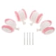 thumbnail image 4 of BRIGHTFUFU 4 piezas de ruedas de repuesto para andador de niños, ruedas de goma de plástico, ruedas de repuesto, ruedas universales de repuesto, accesorios para andadores para niños pequeños, 4 of 7