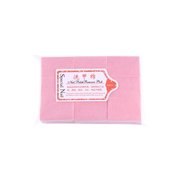 Minnieouse 600 unids/set removedor de esmalte de uñas de algodón reemplazo portátil limpieza de manicura para el hogar almohadilla de Arte de uñas Rosa