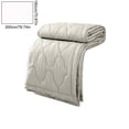 thumbnail image 3 of TTJ Ice Silk Summer Quilt Thin Air Conditioning Quilt Cool Feeling Lightweight Breathable 70.9 x 78.7 in Washable Summer Bedspread Soft Cooling Quilt for Dorm Home, Summer Quilt, 3 of 6