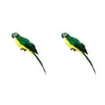thumbnail image 3 of VONKY Simulation Parrot Statue Party Favors for Tree Yard Patio Home Lawn Wall Green 25x7cm 2Set, 3 of 6