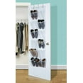 thumbnail image 6 of Over The Door Shoe Organizer Rack Hanging Storage Holder Hanger Bag Closet, 6 of 6