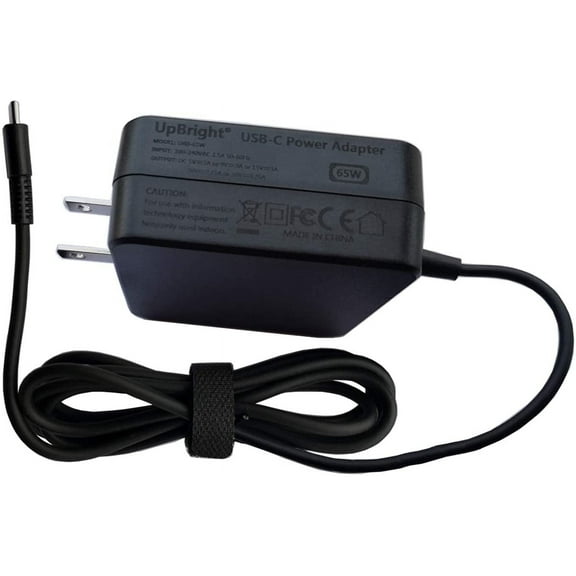 65W USB-C AC/DC Adapter Compatible for Samsung SP-LSP3BLA SP-LSP3BLAXZA SPLSP3BLA SPLSP3BLAXZA 30"- 100" The Freestyle FHD HDR Smart Portable TV Projector EP-TA865 Power Battery Charger PSU