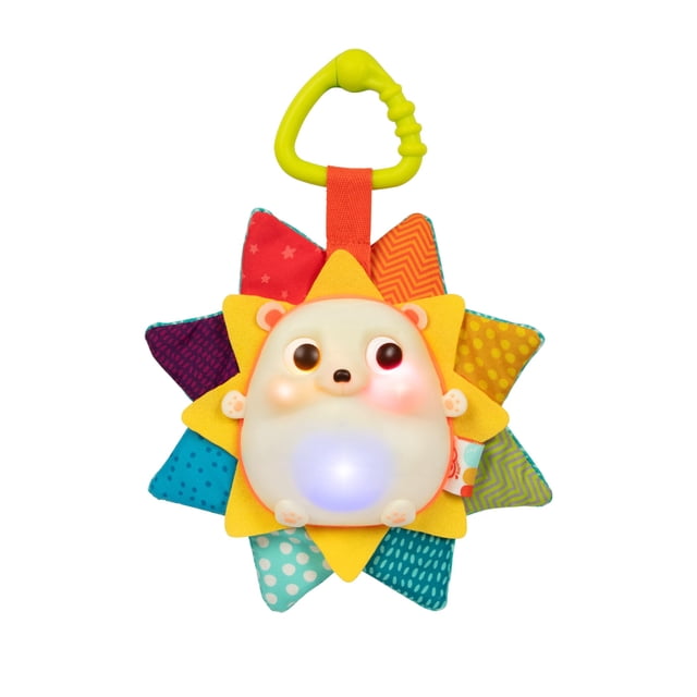 Juguete musical con forma de erizo iluminado B. toys RainGlow Buddy para más de 0 meses