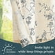 thumbnail image 4 of Cortinas de cocina Jinchan con estampado floral de lino, 36 cm, 2 paneles, 4 of 9