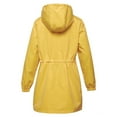 thumbnail image 3 of Fshiont Rain Jacket Women Striped Lined Hooded Lightweight Raincoat Outdoor Waterproof Windbreaker Yellow 4XL, 3 of 4