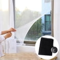 thumbnail image 1 of Tignapoo Reusable Magic Tape Insect Screen Window, 1.5x2m/1.3x1.5m, Black/White/Gray, No-Drill Installation, Washable & Breathable, 1 of 6