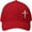 Red, variant on Men'S Christian Faith Cross Three Nails Hat - Embroidered Structured Flexfit Cap Unisex