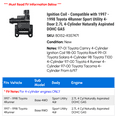 thumbnail image 2 of Ignition Coil - Compatible with 1997 - 1998 Toyota 4Runner Sport Utility 4-Door 2.7L 4-Cylinder Naturally Aspirated DOHC GAS, 2 of 2