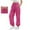 *Hot Pink, variant on ClodeEU Women's High Waisted Sweatpants,Baggy Bottoms,Workout Active Joggers Pants Beige,Womens Plus L