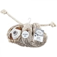 thumbnail image 2 of Luvable Friends Pet Squeaky Plush Dog Toy with Rope, Sloth, One Size, 2 of 2