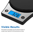 thumbnail image 3 of Easy To Read Scale, Tare Function, Digital Kitchen Food Safe Weighing Tool for Weight Loss, Baking, Cooking, Waterproof Design Ensures Durability in Any Kitchen Environment, 3 of 6