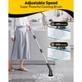 thumbnail image 3 of 1 Set Electric Spin Scrubber with Long Handle, 8 Brush Heads, Cordless, 2-Speed, for Bathroom Bathtub Floor Tile Kitchen Cleaning, 3 of 7