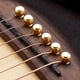 thumbnail image 2 of Soidarity Cuerdas de guitarra de 6 uds, pasadores de puente de guitarra acústica de Metal, cuerdas de guitarra de latón, pasadores de cuerda de cono Accesorios para instrumentos musicales Soidarity OD0644-00, 2 of 6