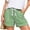 c01Green, variant on LNWUY Striped Summer Shorts for Women Loose Casual Drawstring Pockets Elastic Waist Lounge Wear Vacation Beach Shorts Blue S