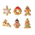 thumbnail image 1 of Adornos navideños de hombre de jengibre, copos de nieve navideños, colgante de muñeco de nieve de bricolaje, Jbr2, 1 of 4