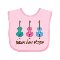 Inktastic Bass Player Kids Future Boys or Girls Baby Bib