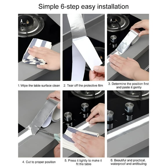ICERUN Aluminum Foil Tape 1.2inch x 33Feet x 4mil Heavy Duty Silver Reflective Adhesive Tape Professional Grade Metal Duct Tape for Insulation & Sealing HVAC,Dryer,Exhaust Pipe,Furnace,AC,Ductwork