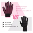 thumbnail image 4 of 2 Guantes Termicos Para Rizador De Cabello Caliente Peinado, 4 of 8